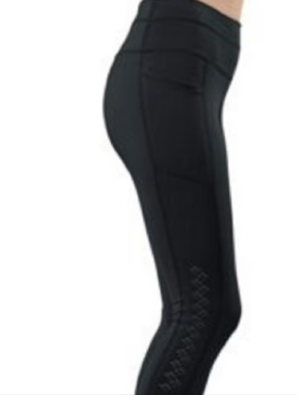 New Tangerine High Rise Perforated Capri Leggings